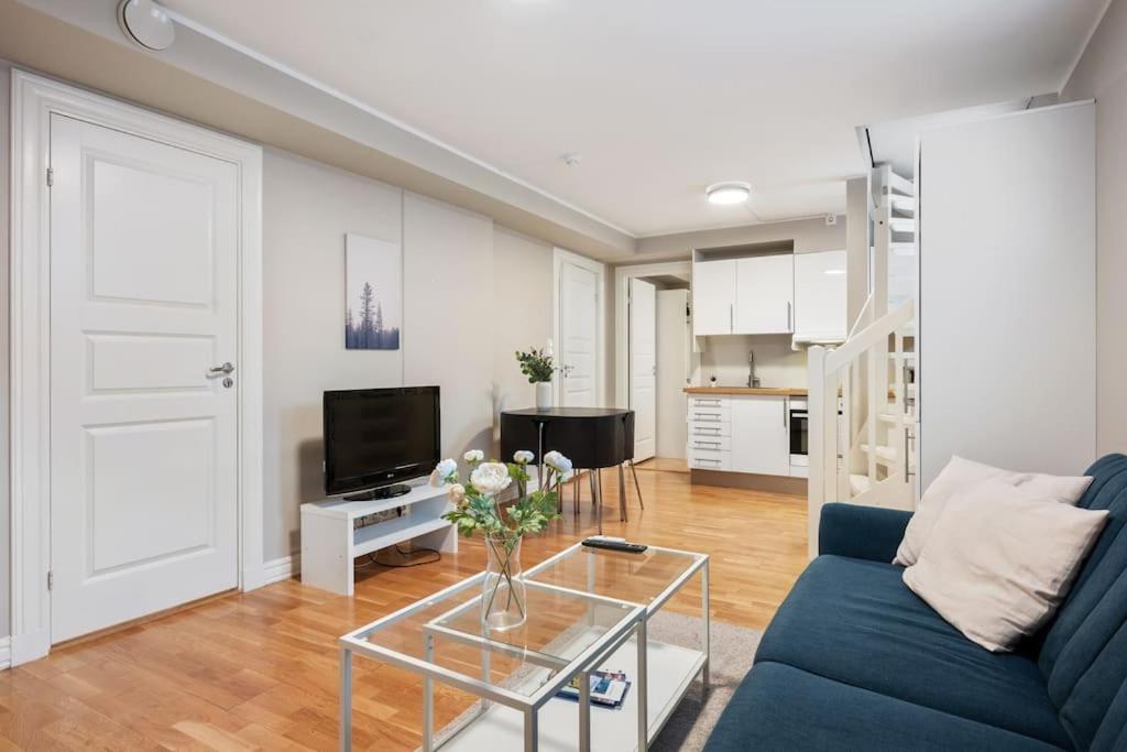 New! Modern City Apt: Central W/ Private Entrence 卑爾根 外观 照片